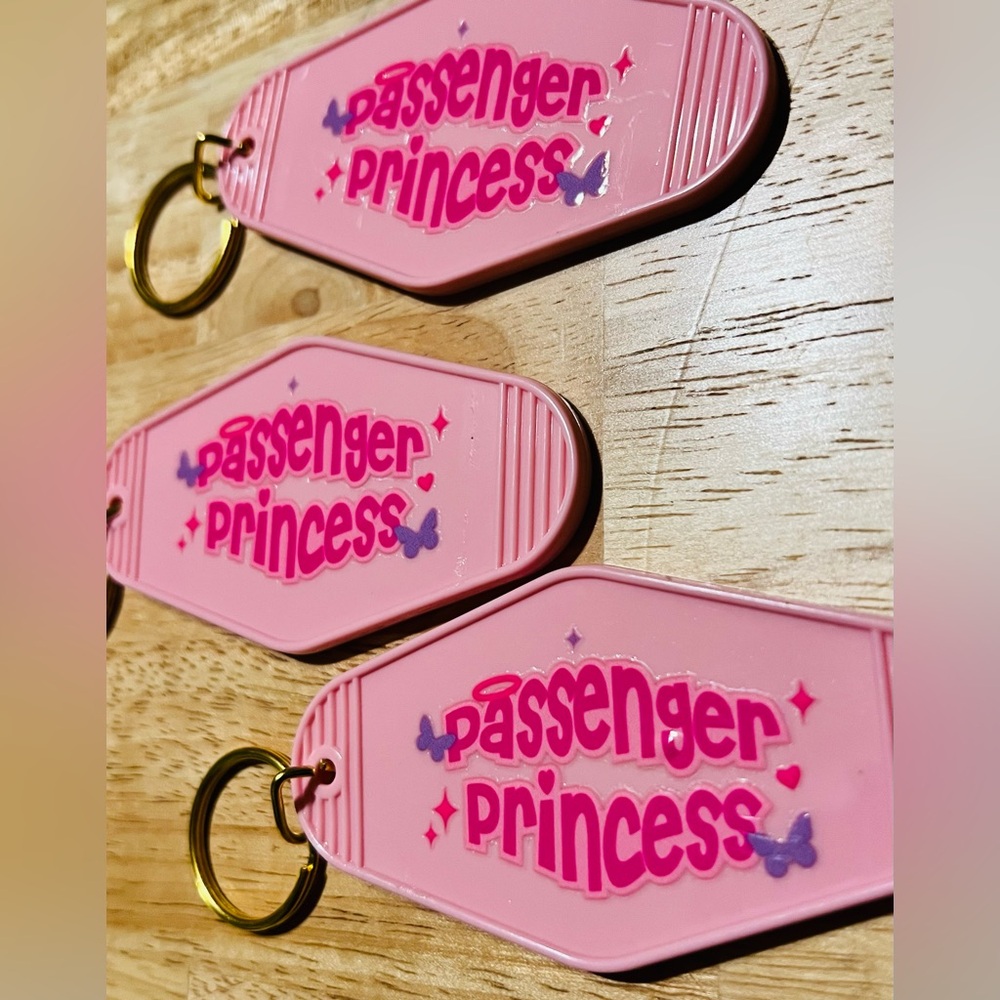 Motel Keychain Passanger Princess Cute keychain Soft girly era